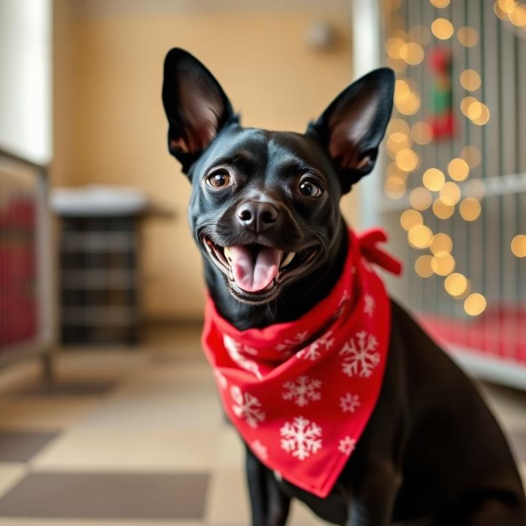 Athena, a happy camper